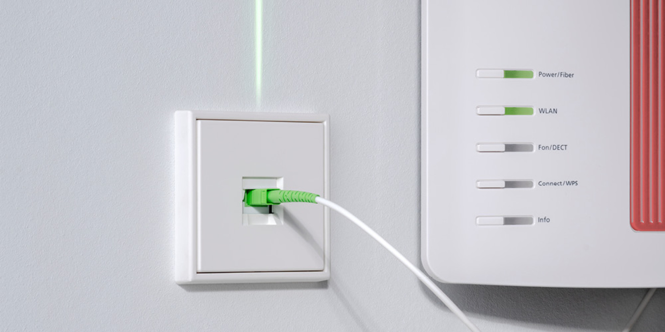 Die neuen Glasfaser-Anschlussdosen bei Elektro Fehn GmbH in Ludwigsstadt