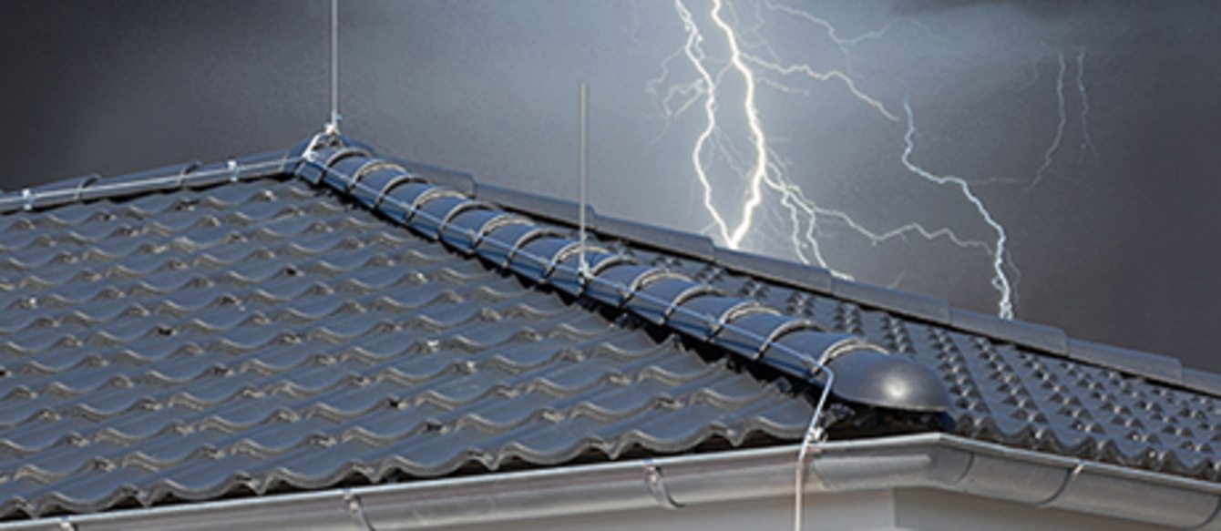 Äußerer Blitzschutz bei Elektro Fehn GmbH in Ludwigsstadt