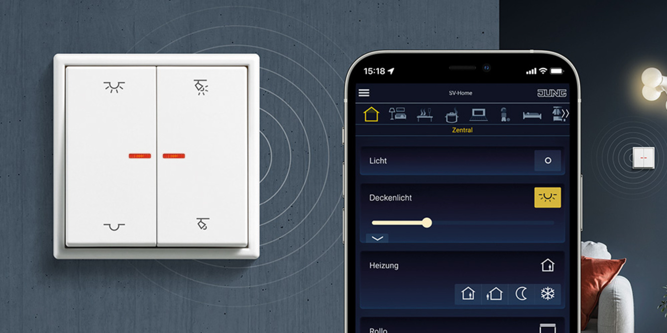KNX RF Taster bei Elektro Fehn GmbH in Ludwigsstadt